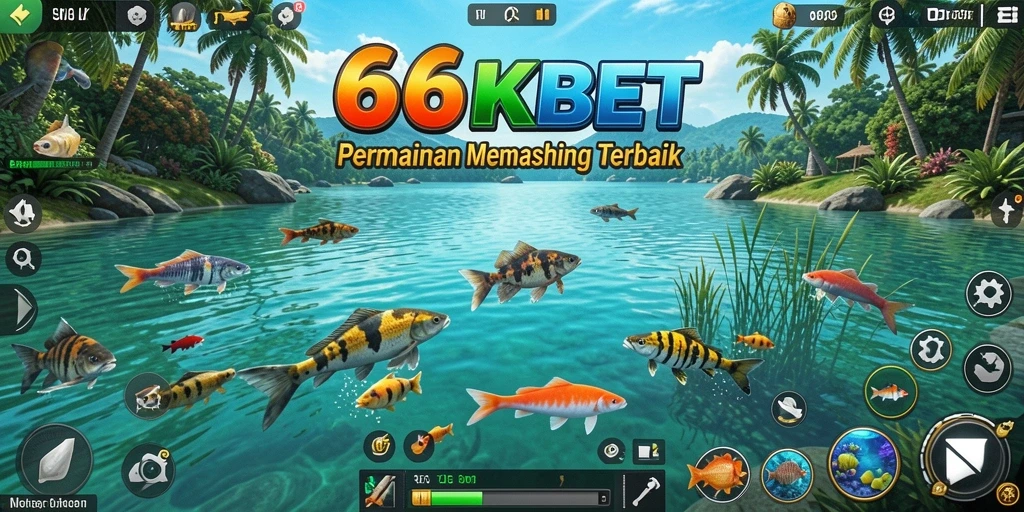 Tampilan gameplay 66KBET yang mengasyikkan saat memancing.