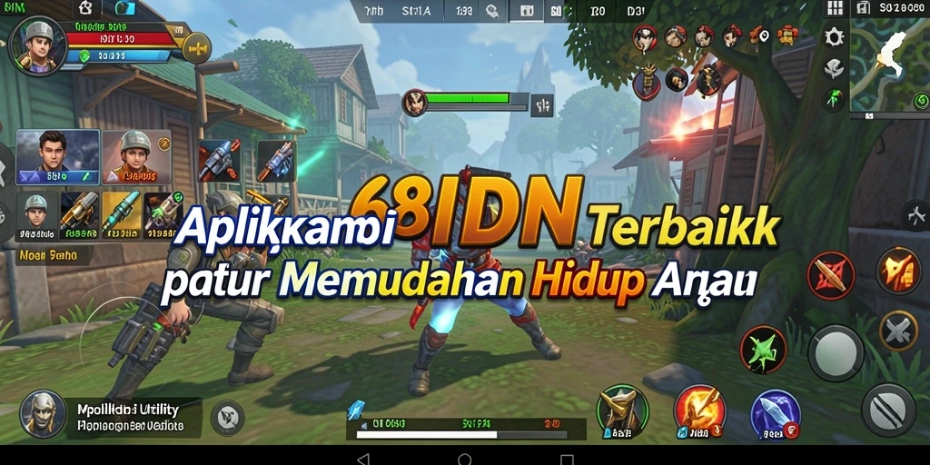 Tampilan aplikasi 68IDN yang intuitif dan mudah digunakan.