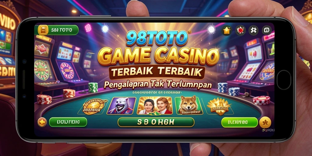 Tampilan gameplay langsung di aplikasi Live Casino 98TOTO.