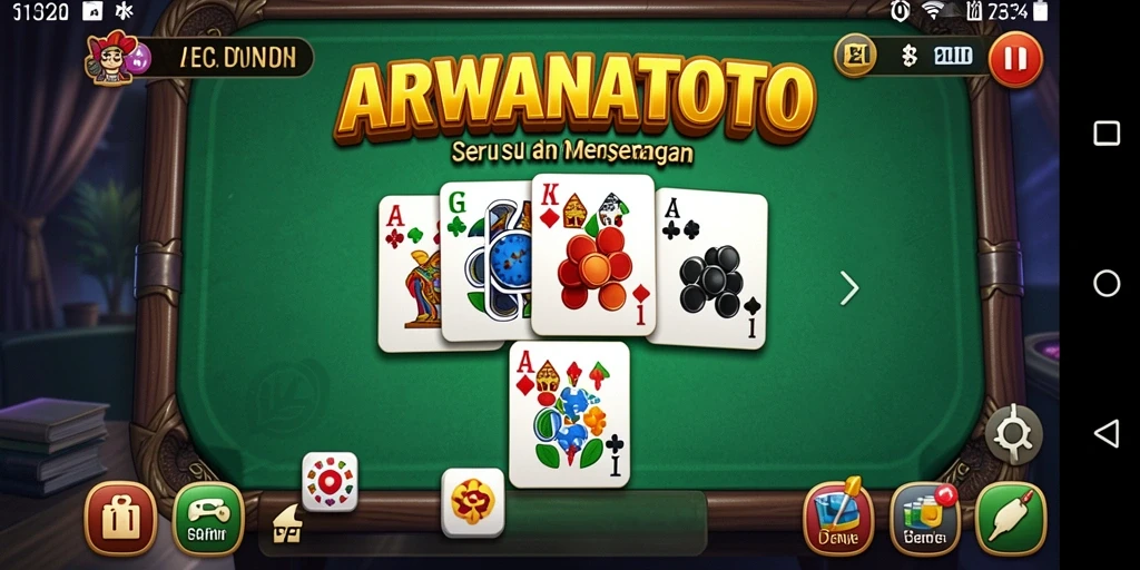 Tampilan gameplay ARWANATOTO yang menarik dan dinamis.