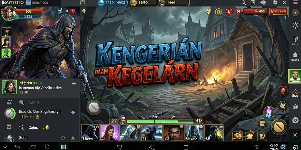 Tampilan gameplay BAYITOTO yang menegangkan dan menyeramkan.