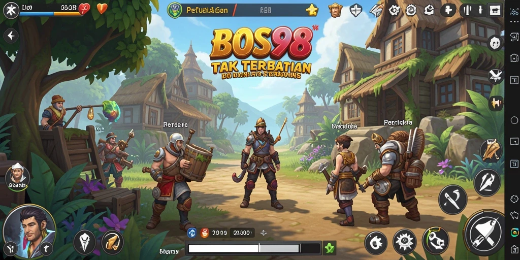 Gameplay mendebarkan dalam dunia terbuka BOS88.
