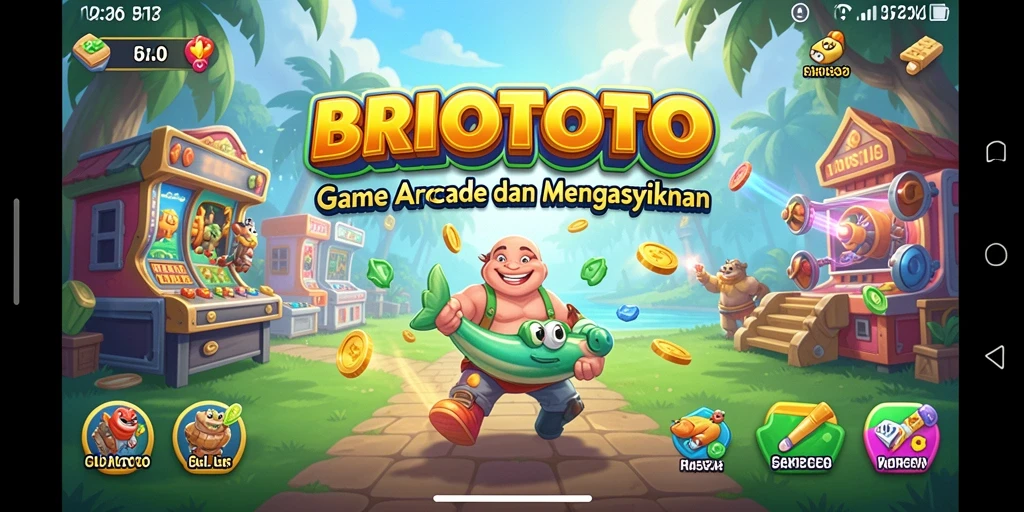 Tampilan seru dari gameplay BRIOTOTO yang penuh aksi.