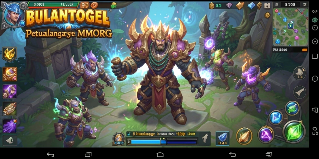 Tampilan gameplay <strong>BULANTOGEL</strong> yang menakjubkan dengan pertempuran epik.