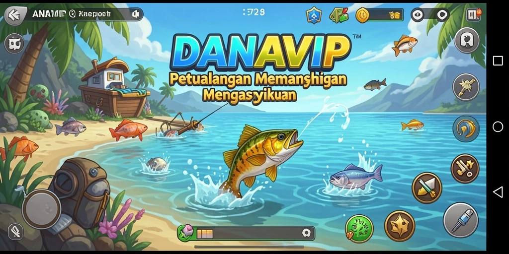 Tangkapan ikan yang mempesona dalam DANAVIP.