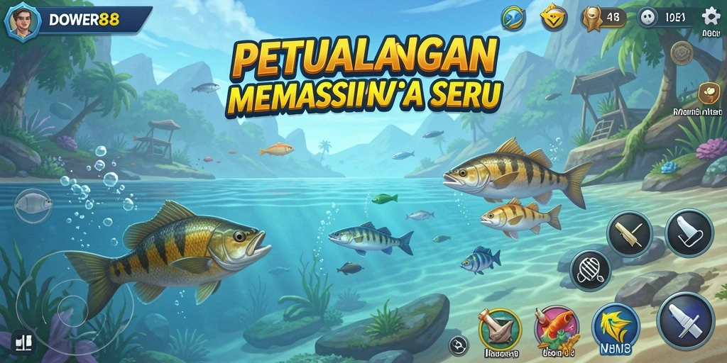 Tangkapan ikan besar dalam DOWER88 menanti Anda!