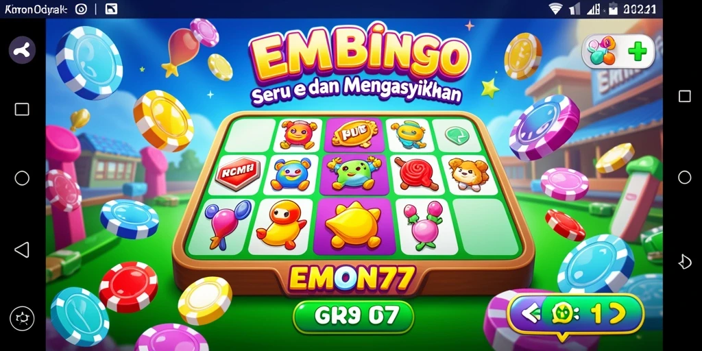 Screenshot gameplay EMON77 menampilkan momen seru saat bermain Bingo.