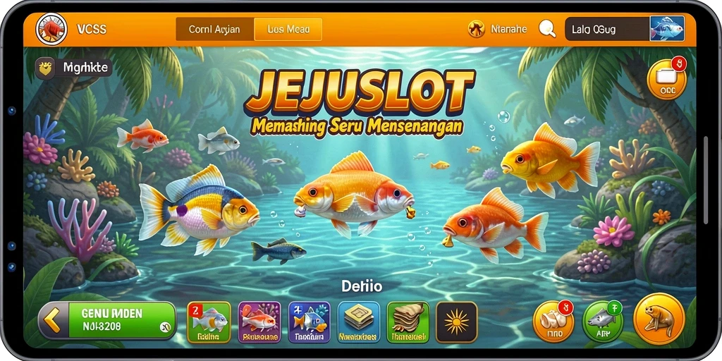 Tangkapan ikan yang menakjubkan dalam gameplay JEJUSLOT.