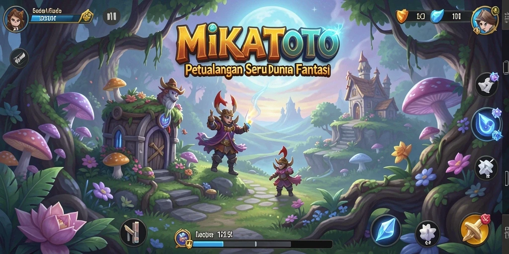 Gameplay MIKATOTO yang seru dan menantang dalam dunia petualangan.