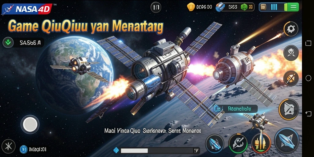 Tampilan gameplay QiuQiu yang seru dalam NASA4D.