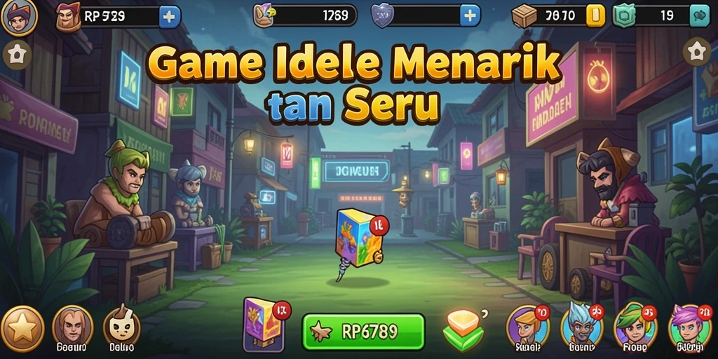 Tampilan gameplay RP6789 dengan karakter dan aktivitas menarik.