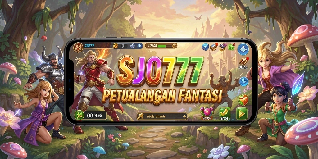 Tampilan gameplay petualangan SJO777 yang mendebarkan dan penuh warna.